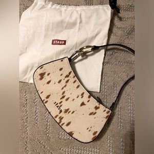 Staud Calf Hair Mini Shoulder bag